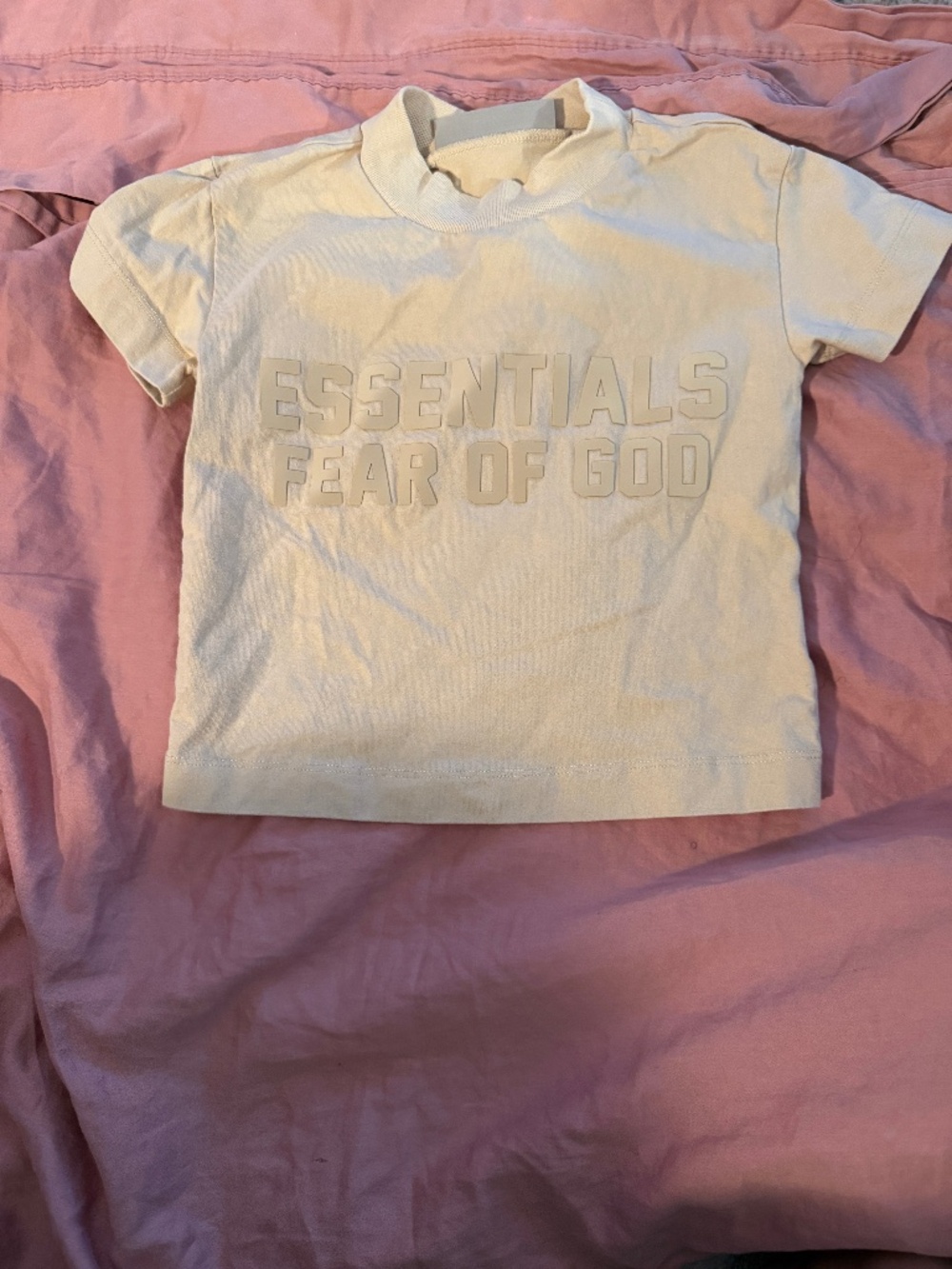 Tan toddler kids essentials t shirt
